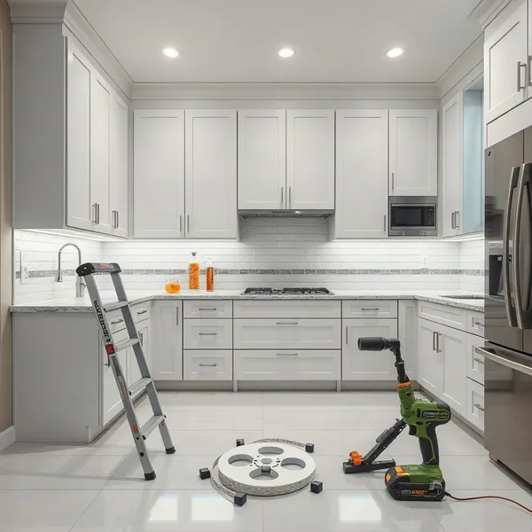 Professional Under Cabinet Lighting Installation in Lawton carried out by a licensed technician
